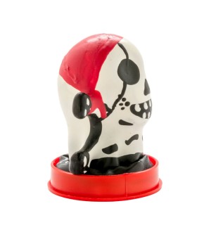 CONDOMERIE PRESERVATIVO DECORATIVO PINTADO A MANO PIRATA