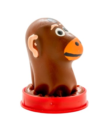 CONDOMERIE PRESERVATIVO DECORATIVO PINTADO A MANO MONO