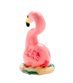 CONDOMERIE PRESERVATIVO DECORATIVO PINTADO A MANO FLAMENCO ROSA