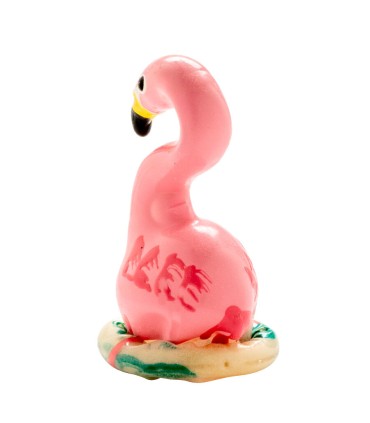 CONDOMERIE PRESERVATIVO DECORATIVO PINTADO A MANO FLAMENCO ROSA