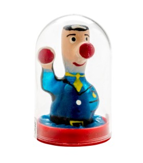 CONDOMERIE PRESERVATIVO DECORATIVO PINTADO A MANO POLICIA