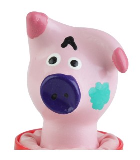 CONDOMERIE PRESERVATIVO DECORATIVO PINTADO A MANO CABEZA DE CERDO