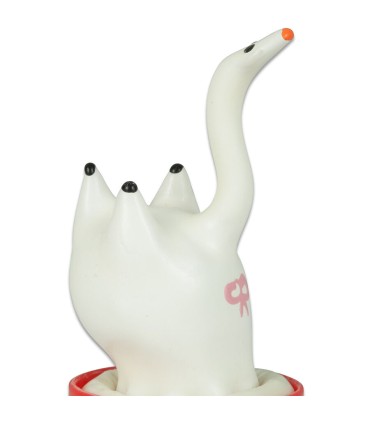 CONDOMERIE PRESERVATIVO DECORATIVO PINTADO A MANO CISNE