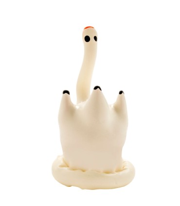 CONDOMERIE PRESERVATIVO DECORATIVO PINTADO A MANO CISNE