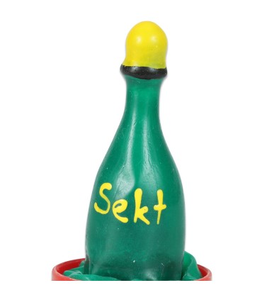 CONDOMERIE PRESERVATIVO DECORATIVO PINTADO A MANO CHAMPAN