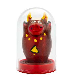 CONDOMERIE PRESERVATIVO DECORATIVO PINTADO A MANO TORO MODELO 1