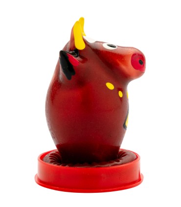 CONDOMERIE PRESERVATIVO DECORATIVO PINTADO A MANO TORO MODELO 1