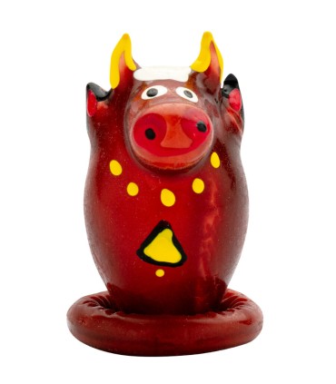 CONDOMERIE PRESERVATIVO DECORATIVO PINTADO A MANO TORO MODELO 1