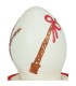 CONDOMERIE PRESERVATIVO DECORATIVO PINTADO A MANO HUEVO DE PASCUA BLANCO