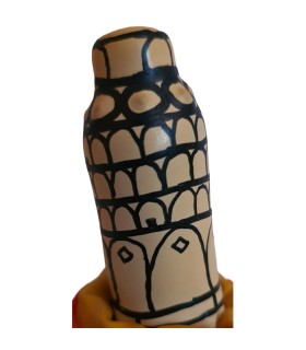 CONDOMERIE PRESERVATIVO DECORATIVO PINTADO A MANO TORRE DE PISA