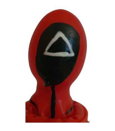 CONDOMERIE PRESERVATIVO DECORATIVO PINTADO A MANO TRINGULO