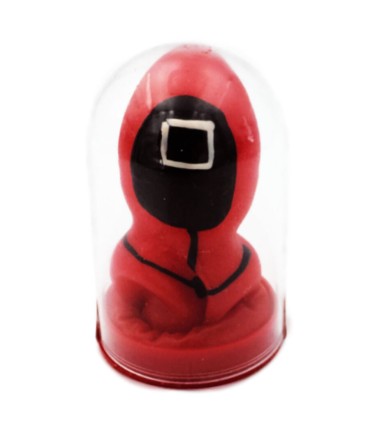 CONDOMERIE PRESERVATIVO DECORATIVO PINTADO A MANO CUADRADO