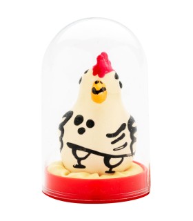 CONDOMERIE PRESERVATIVO DECORATIVO PINTADO A MANO GALLO ENGREIDO