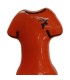 CONDOMERIE PRESERVATIVO DECORATIVO PINTADO A MANO CAMISA NARANJA