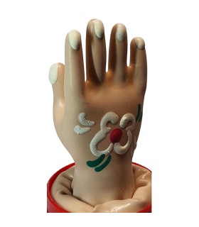 CONDOMERIE PRESERVATIVO DECORATIVO PINTADO A MANO MANO MODELO 2