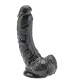 GET REAL - DILDO 20,5 CM CON TESTÍCULOS NEGRO