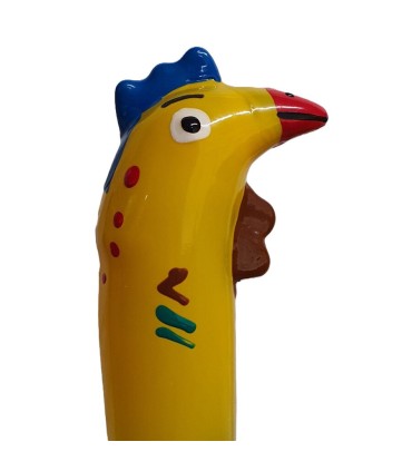 CONDOMERIE PRESERVATIVO DECORATIVO PINTADO A MANO GALLO MODELO XL