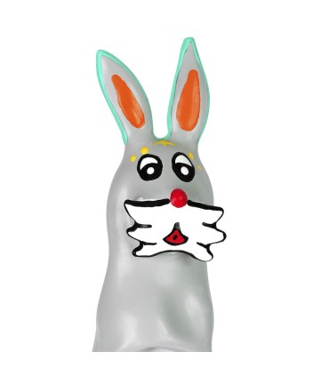 CONDOMERIE PRESERVATIVO DECORATIVO PINTADO A MANO CONEJITO XL