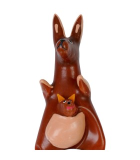 CONDOMERIE PRESERVATIVO DECORATIVO PINTADO A MANO CANGURO MODELO XL