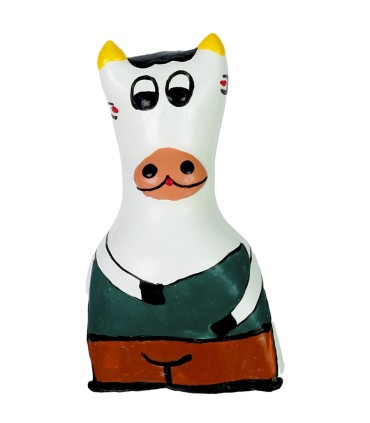 CONDOMERIE PRESERVATIVO DECORATIVO PINTADO A MANO VACA MODELO XL