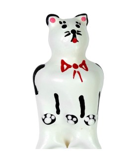 CONDOMERIE PRESERVATIVO DECORATIVO PINTADO A MANO GATO MODELO XL