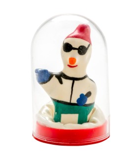 CONDOMERIE PRESERVATIVO DECORATIVO PINTADO A MANO SNOWBOARD XL