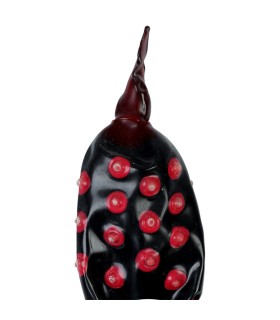 CONDOMERIE PRESERVATIVO DECORATIVO PINTADO A MANO FAQUIR NEGRO XL