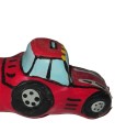 CONDOMERIE - PRESERVATIVO DECORATIVO PINTADO A MANO TRACTOR ROJO XL