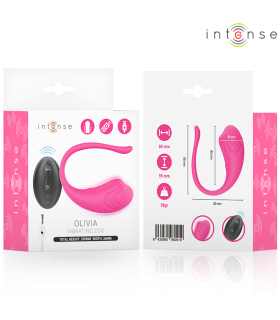 INTENSE OLIVIA HUEVO VIBRADOR ROSA CONTROL REMOTO