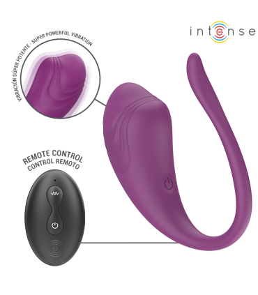 INTENSE OLIVIA HUEVO VIBRADOR MORADO CONTROL REMOTO