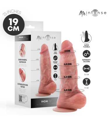 MR INTENSE SMALL SPENCER DILDO SILICONA 19 CM O 45 CM