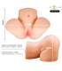 INTENSE DEEP TOUCH JULIA MASTURBADOR ANO Y VAGINA CON EFECTO SUCCION CALOR VIBRACION Y VOZ CON CONTROL REMOTO 9 KG