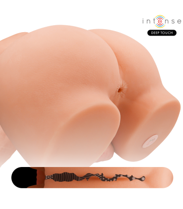 INTENSE DEEP TOUCH RICHIE TORSO CON ANO Y DILDO REALISTICO CON EMPUJE Y VIBRACION CONTROL REMOTO 47 KG