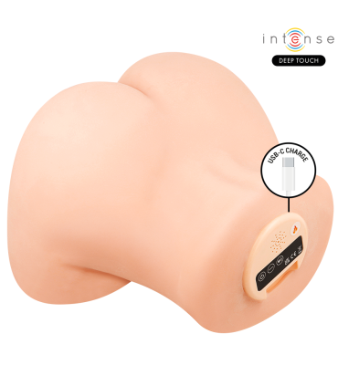 INTENSE DEEP TOUCH GINGER MASTURBADOR ANO Y VAGINA CON EFECTO SUCCION CALOR VIBRACION Y VOZ CON CONTROL REMOTO 53 KG