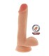 GET REAL DUAL DENSITY DILDO 17 CM CON TESTICULOS NATURAL