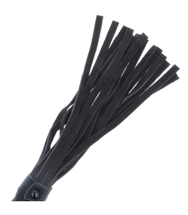 DARKNESS LATIGO BONDAGE NEGRO CON MANGO DE PIEL