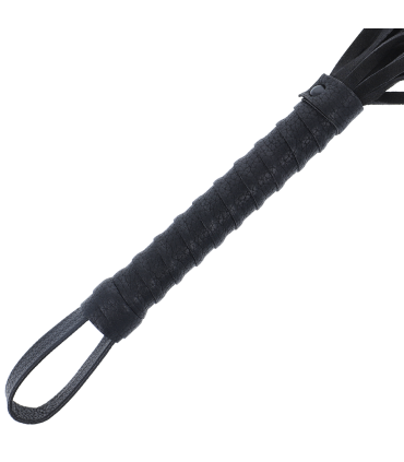 DARKNESS LATIGO BONDAGE NEGRO CON MANGO DE PIEL