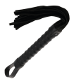DARKNESS - LÁTIGO BONDAGE NEGRO CON MANGO DE PIEL