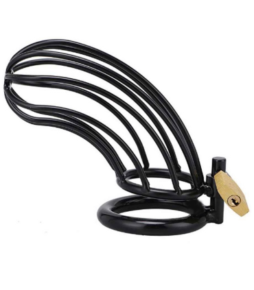 METAL HARD JAULA ANILLO CASTIDAD BIRD NEGRO