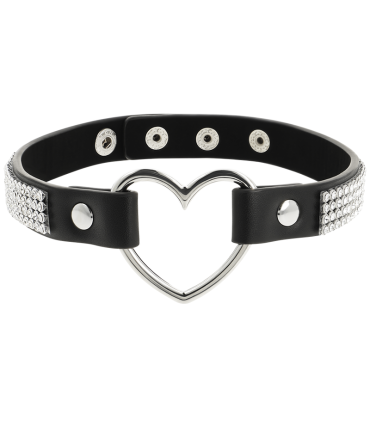 COQUETTE CHIC DESIRE CHOKER CUERO VEGANO CORAZON