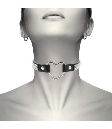 COQUETTE CHIC DESIRE CHOKER CUERO VEGANO CORAZON