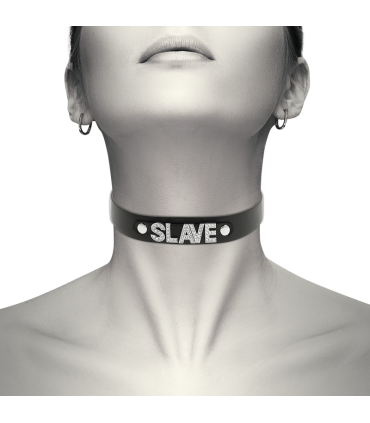 COQUETTE CHIC DESIRE CHOKER CUERO VEGANO SLAVE