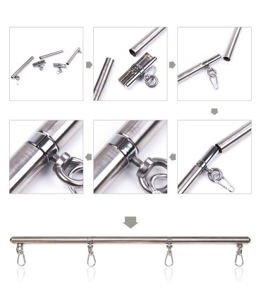 OHMAMA FETISH BARRA RESTRICCION 4 GANCHOS