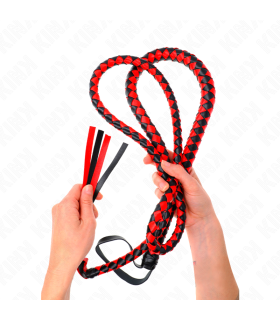 KINK LATIGO DE SERPIENTE LARGO ROJO 210 CM