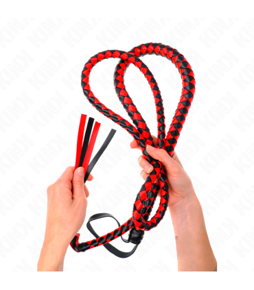 KINK LATIGO DE SERPIENTE LARGO ROJO 210 CM