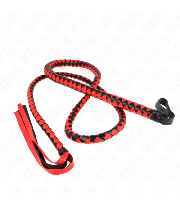 KINK LATIGO DE SERPIENTE LARGO ROJO 210 CM