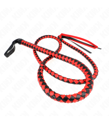 KINK LATIGO DE SERPIENTE LARGO ROJO 210 CM