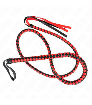 KINK LATIGO DE SERPIENTE LARGO ROJO 210 CM