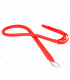 KINK LATIGO DE SERPIENTE CON ANILLO DE MANO ROJO 65 CM