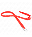 KINK - LÁTIGO DE SERPIENTE CON ANILLO DE MANO ROJO 65 CM